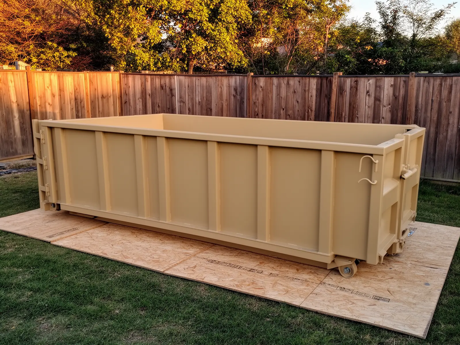 Roll-off dumpster from Childress & McLemore Dumpster Rental in Frederick, MD